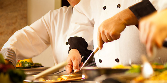 Photo of Chefs preparing food