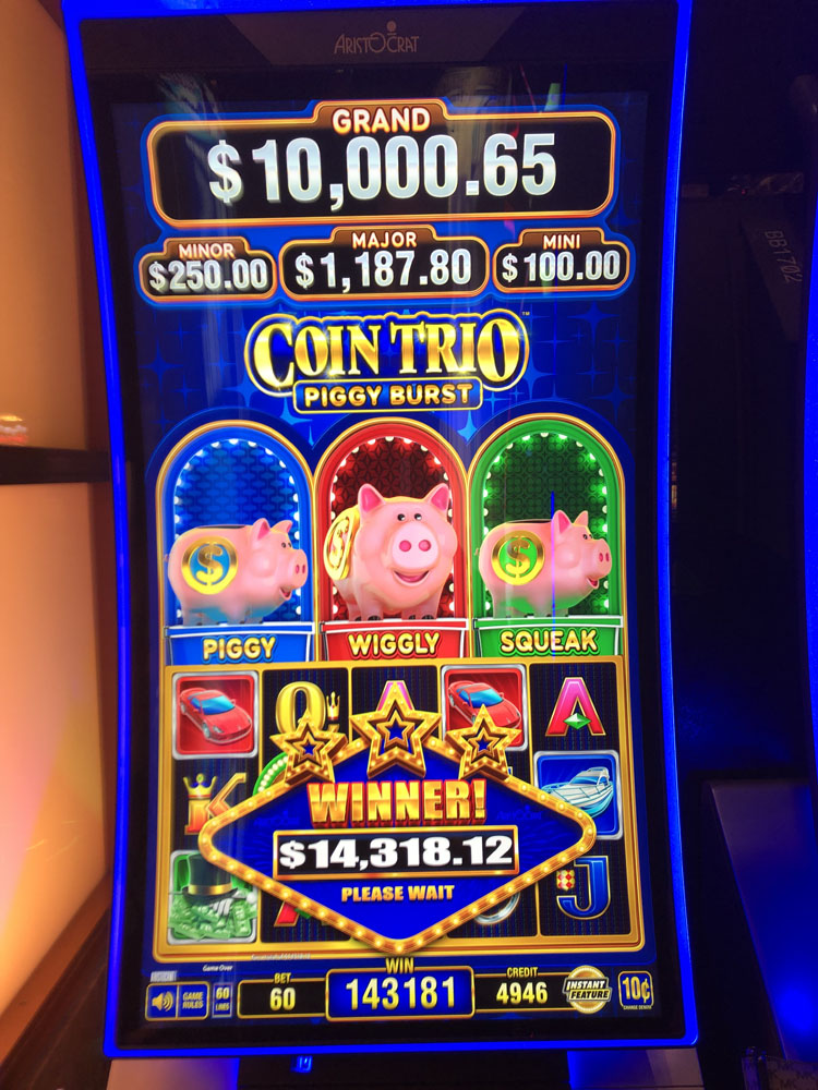 $14,319 on Coin Trio Piggy Burst on October 18