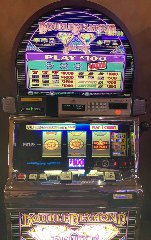 $10,000 on Double Diamond Deluxe on October 8