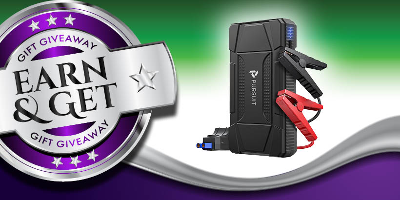 Earn & Get: 12-Volt Portable Car Jump Starter at Seneca Allegany
