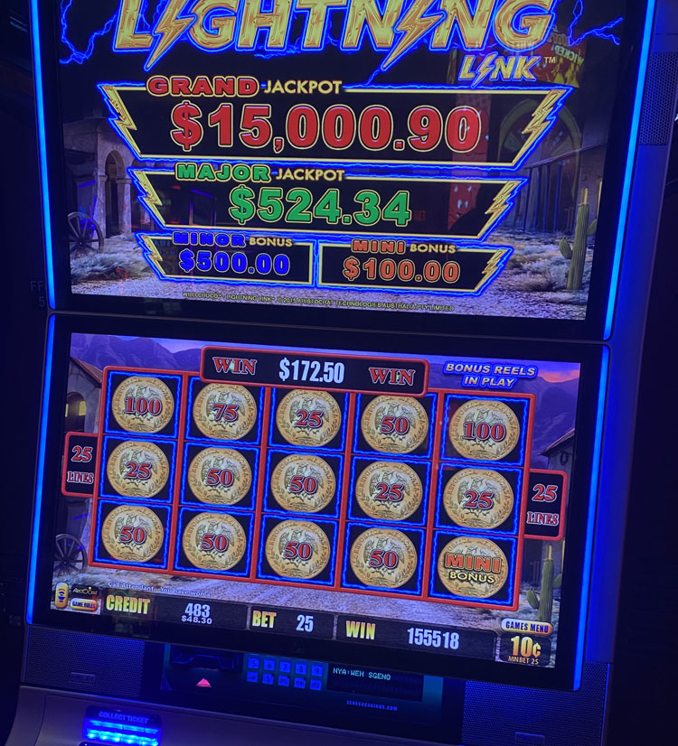 $15,552 on Lightning Link Wild Chuco on October 27