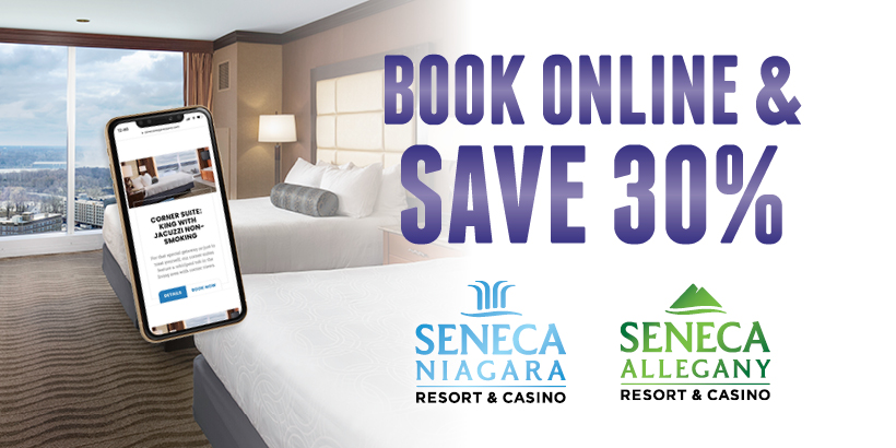Save 30% On Room Rates When You Book Online