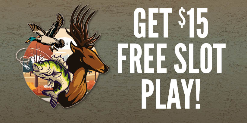 Get $15 Free Slot Play in October at Seneca Allegany