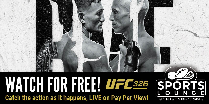 UFC 326: Watch For Free at Seneca Casinos