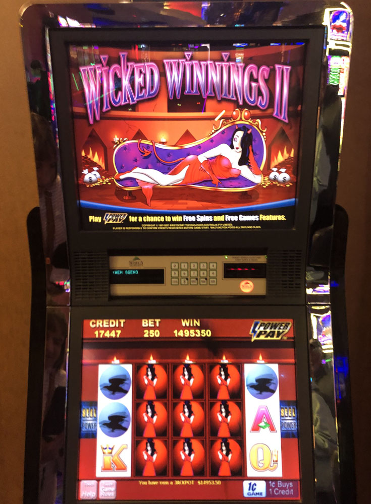 $14,954 on Wicked Winnings II on October 25