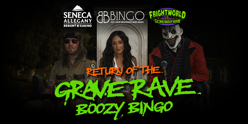 Return To The Grave Rave Boozy Bingo at Seneca Allegany at Seneca Niagara